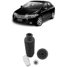 Kit Coxim Batente Coifa Amortecedor Honda City Fit Axios