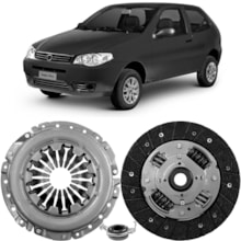 Kit Embreagem Fiat Palio Fire 1.0 1.3 1.4 2001 a 2017 Valeo