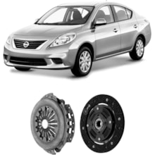 Kit Embreagem Nissan Versa 3 cilindros 2015 a 2021 Valeo