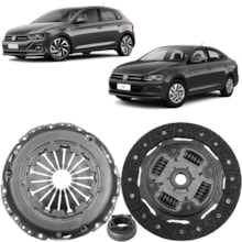 Kit Embreagem Volkswagen Polo Virtus 1.6 2018 a 2023 Valeo