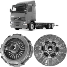 Kit Embreagem Volvo FH12 6x4 Globetrotter D12D Eaton