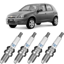 Kit Jogo 4 Velas de Ignição Chevrolet Corsa Celta 1.0 NGK