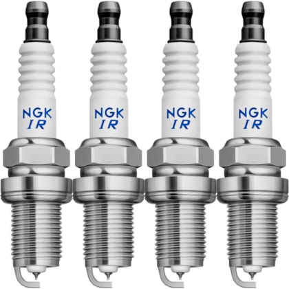 Kit Jogo 4 Velas de Ignição VW Golf Polo Laser Iridium NGK
