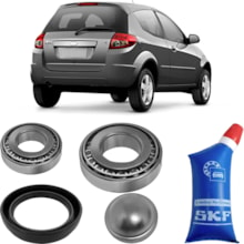 Kit Rolamento Roda Traseira Ford Ka 1.0 8v 1997 a 2014 Skf