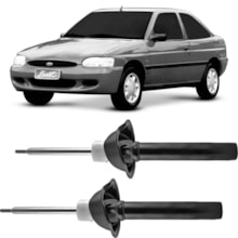 Par Amortecedor Dianteiro Escort Zetec S/ Suporte Turbogas