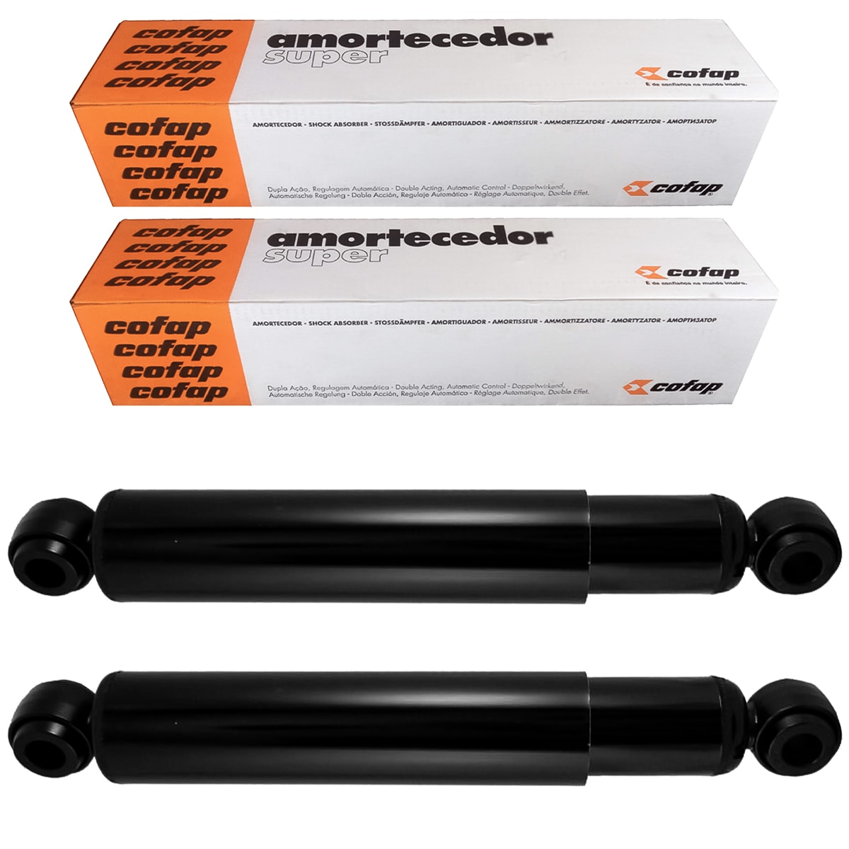 Par Amortecedor Dianteiro Vw 16210 15180 15190 17210 Cofap - Box