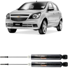 Par Amortecedor Traseiro Agile 2009 a 2014 Cofap Turbogás Par Amortecedor Traseiro Agile 2009 a 2014 Cofap Turbogás