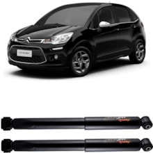 Par Amortecedor Traseiro Citroen C3 13 a 18 Cofap Turbogás Par Amortecedor Traseiro Citroen C3 13 a 18 Cofap Turbogás
