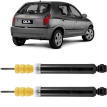 Par Amortecedor Traseiro Super Gm Corsa Celta Classic Cofap