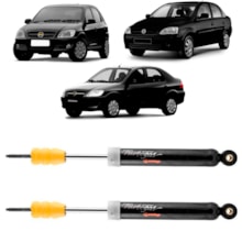 Par Amortecedor Turbogás Traseiro Celta Corsa Prisma Cofap