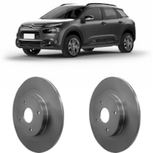 Par Disco Freio Citroen C4 Cactus 2018 a 2022 Hipper Freios