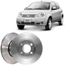 Par Disco Freio Dianteiro Ford Ka Fiesta Hipper Freios