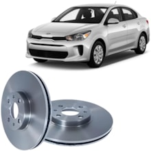 Par Disco Freio Dianteiro Kia Rio 1.4 1.6 Hipper Freios