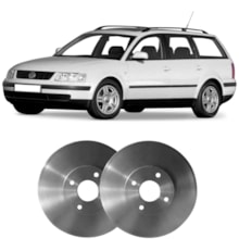 Par Disco Freio Dianteiro Passat Variant 1.6 Hipper Freios