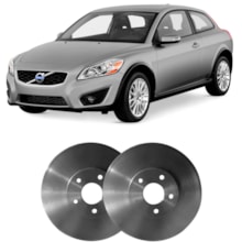 Par Disco Freio Dianteiro Volvo C30 C70 S40 Hipper Freios