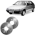 Par Disco Freio Traseiro Citroen Zx 1.8 1998 Hipper Freios