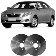 Par Disco Freio Traseiro Sólido Corolla 1.8 Hipper Freios Par Disco Freio Traseiro Sólido Corolla 1.8 Hipper Freios