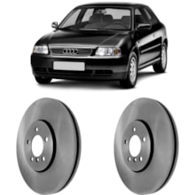 Par Disco Freio Ventilado A3 1.8 Turbo 97 a 06 Hipper Freios
