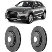 Par Disco Freio Ventilado Audi Q3 2013 a 2022 Hipper Freios