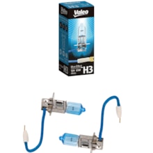 Par Lâmpada H3 Blue Effect 12V 55W Halógenas Valeo