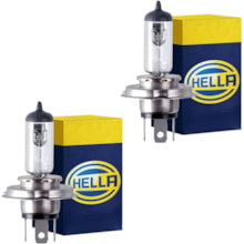 Par Lâmpada H4 Faróis 12v 60/55w Bi-iodo Hella