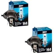 Par Lâmpadas Farol Baixo Alto H4 12V 60/55W BlueEffect Valeo