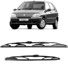Par Palhetas Limpador Parabrisa Clio 1990 a 1994 Valeo Par Palhetas Limpador Parabrisa Clio 1990 a 1994 Valeo
