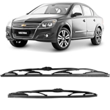 Par Palhetas Limpador Parabrisa Vectra 2006 a 2008 Valeo
