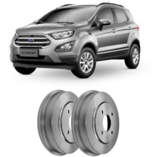 Par Tambor Freio Traseiro  Ecosport 1.5 2018  Hipper Freios