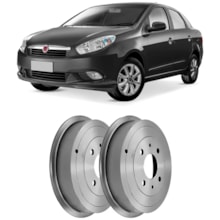 Par Tambor Freio Traseiro Grand Siena 1.4 C/Abs HipperFreios Par Tambor Freio Traseiro Grand Siena 1.4 C/Abs HipperFreios