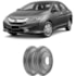 Par Tambor Freio Traseiro Honda City 2015 a 22 Hiper Freios