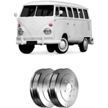 Par Tambor Freio Traseiro Vw Kombi 1.4 2010 Hipper Freios