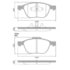 Pastilha de Freio Dianteiro Ford Focus Volvo C30 C70 Frasle