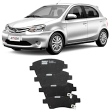 Pastilha de Freio Dianteiro Toyota Etios Yaris Eixo Frasle
