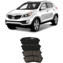 Pastilha de Freio Sportage Cerato Eixo Traseiro Frasle