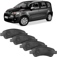 Pastilha Freio Dianteira Citroen C3 1.6 2014 a 2016 Frasle
