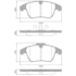 Pastilha Freio Dianteira Citroen Tourer 2008 a 2010 Frasle