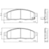 Pastilha Freio Dianteira L200 Savana 3.2 2015 a 2016 Frasle