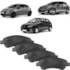 Pastilha Freio Dianteira Peugeot 206 208 307 1.6 2.0 Frasle