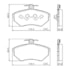 Pastilha Freio Dianteira Seat Cordoba 1.8 94 a 2002 Frasle