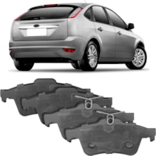 Pastilha Freio Traseira Ford Focus 2.0 2008 a 2010 Frasle