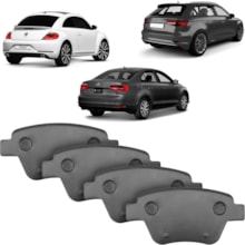 Pastilha Freio Traseira Jetta Comfortline Audi A3 Frasle