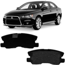 Pastilha Freio Traseira Mitsubishi Lancer 2007 a 2015 Frasle