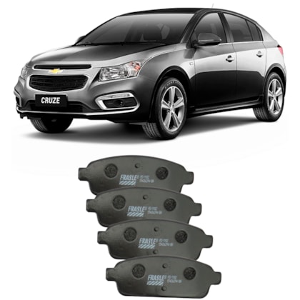 Pastilha Freio Traseiro Gm Cruze 1.8 16V 2011 a 2016 Frasle