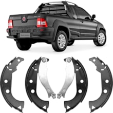 Sapata Freio Traseira Strada Working 1.5/ 1.6/ 1.8 Frasle Sapata Freio Traseira Strada Working 1.5/ 1.6/ 1.8 Frasle