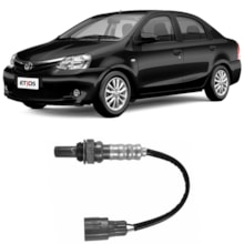 Sonda Lambda Etios 1.3/ 1.5 16v 2012 2013 2014 2015 2016 Ngk