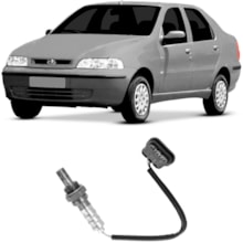 Sonda Lambda Fiat Siena 1.8 8v Flex 2005 a 2006 Ngk