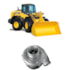 Turbina Komatsu Carregadeira de Rodas WA180 2000 a 17 Holset