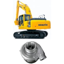 Turbina Komatsu Escavadeira PC200 1995 a 2015 Holset