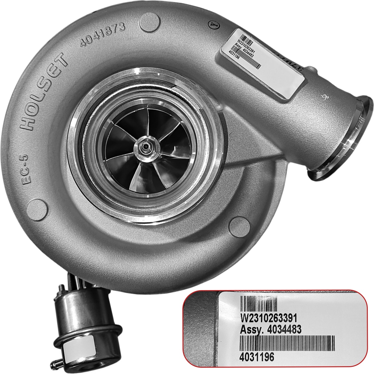 Turbina Volvo FH16 540cv 2009 a 2013 HE500WG Holset - Box Online